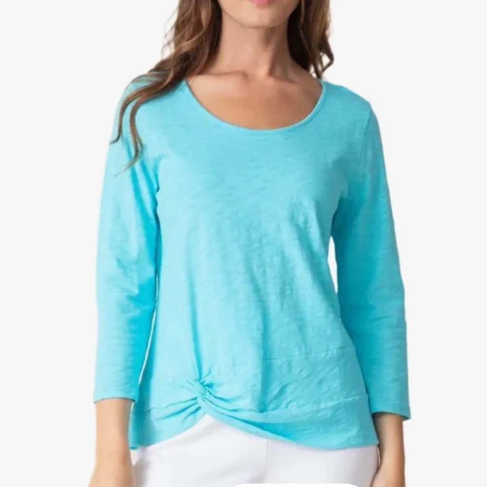 Habitat TEE SIDE TWIST GARDEN size large NWT